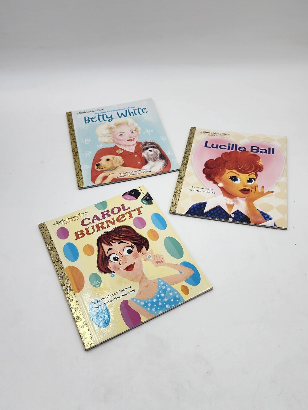 Carol Burnett, Betty White, Lucille Ball A Little Golden Book Hardcover